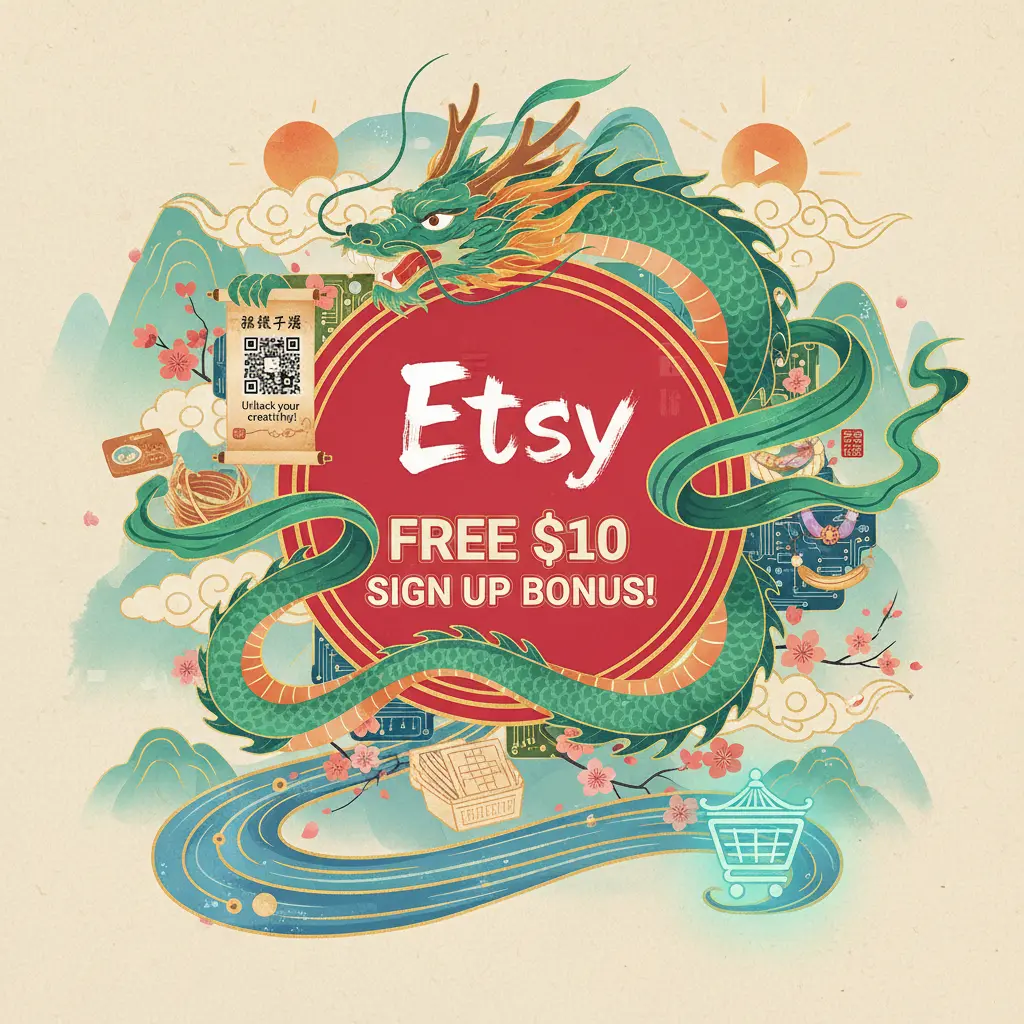 free $10 sign up bonus - Etsy